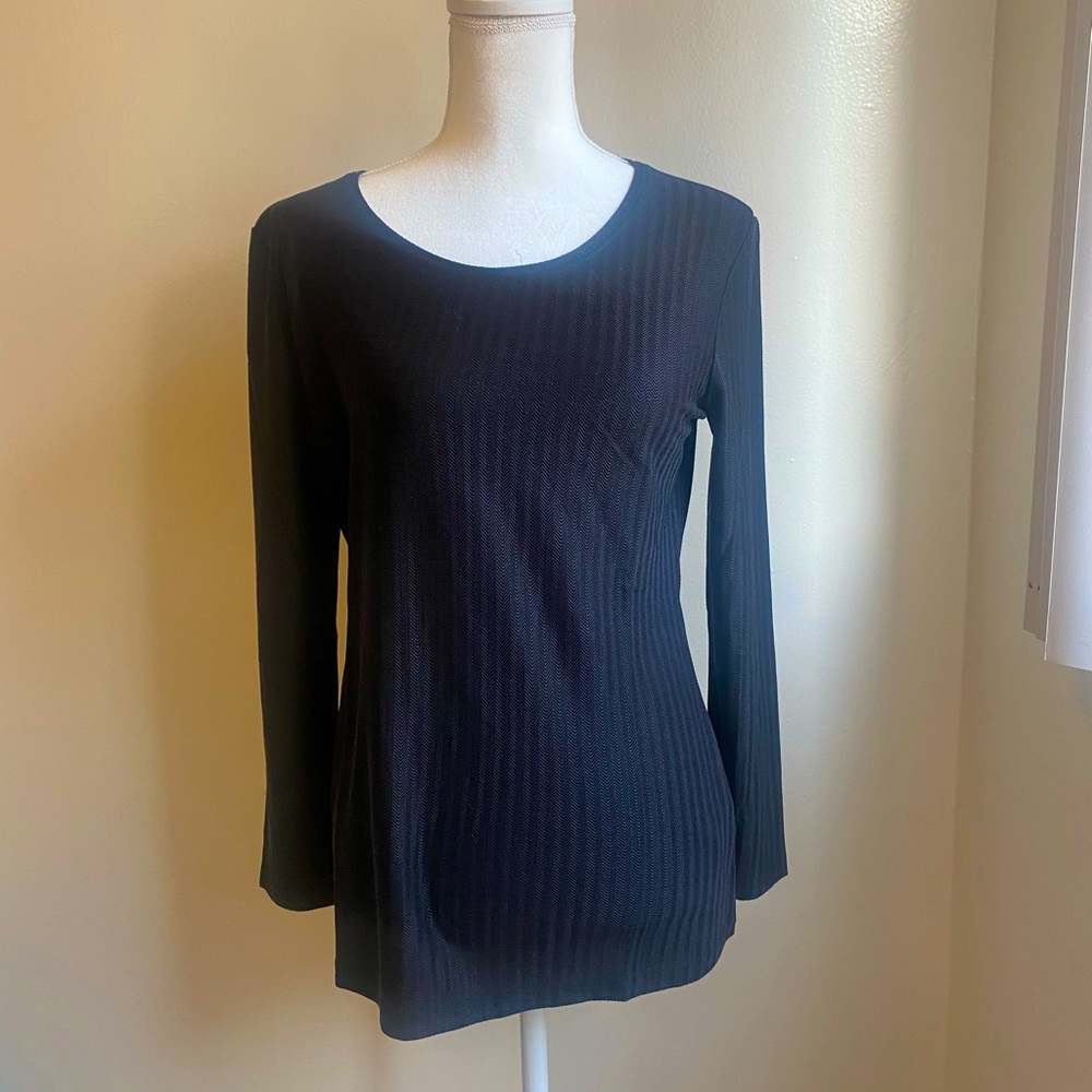Brand new black Escada top 100% silk size M with tags